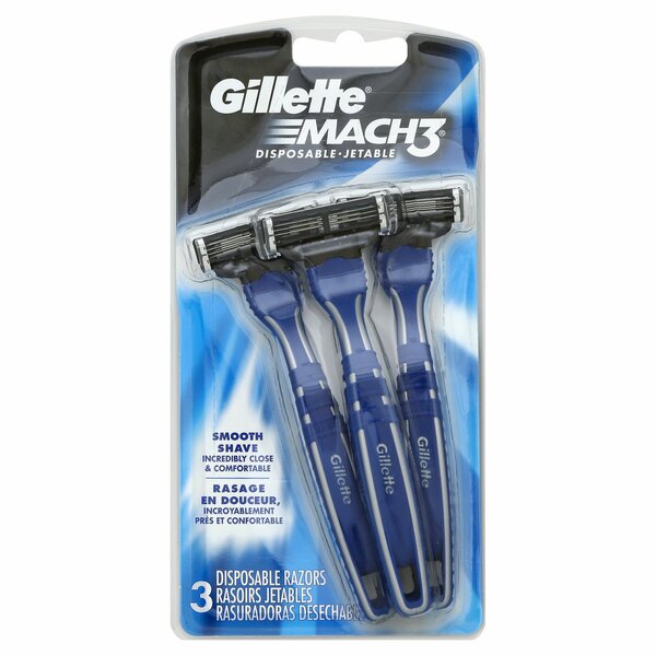 Gillette Mach3 Disposables Smooth Shave, 3PK 706264